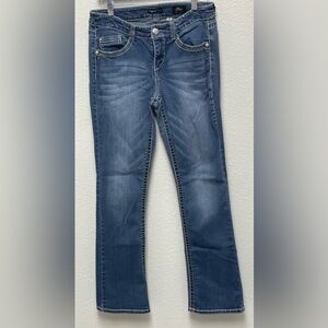 Iman Supplies Women’s Size 10 Modern Boot Cut Denim Western Style Blue Jeans